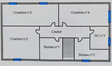 Maison familiale 130 M2 en impasse – Vie de plain-pied – 4 chambres – Beau potentiel - LAIGNELET (35)