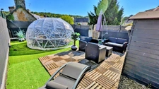 Maison rénovée en pierres à vendre, 6 pièces avec 4 voir 5 chambres, bourg SAINT GERMAIN EN COGLES (35)