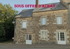 Maison de bourg en pierres à rénover 70 m2– Fort potentiel d'agrandissement 120 m2, terrain de 1 000 m² - SAINT OUEN LA ROUERIE (35)