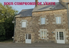 Maison de bourg en pierres à rénover 70 m2– Fort potentiel d'agrandissement 120 m2, terrain de 1 000 m² - SAINT OUEN LA ROUERIE (35)