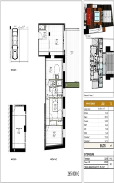 T3 neuf - centre de Roanne (42)