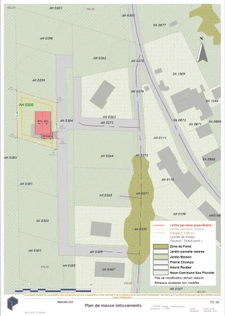 Terrain constructible et viabilisé de 806 m² à SAINT MARTIN D'ESTREAUX (42)