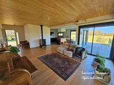 Maison ossature bois plain-pied 120 m² 5 pièces 3 ch au calme 
