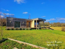 Maison ossature bois plain-pied 120 m² 5 pièces 3 ch au calme 