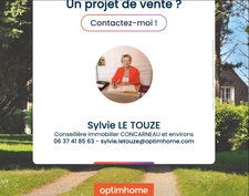 Concarneau (29) : Presqu'île du Cabellou : Maison, 4 chambres avec chemin privé menant directement à la plage.