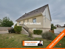 Maison familiale avec sous-sol complet – Jardin sans vis-à-vis – Incarville