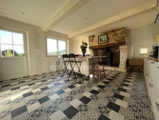 Chaumière - 130m2 - 7 800 m2 terrain - 3 chambres - Proximité Honfleur - beuzeville - cheminée - etang