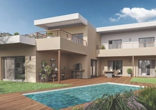 Villa à 5 pièces  LE LAVANDOU (83) SAINT-CLAIR 145 m² avec piscine et belles prestations VUE MER
