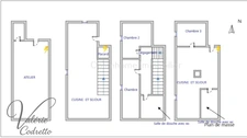 SOLLIES-TOUCAS (83210) – MAISON DE VILLAGE – T3 SPACIEUX + LOGEMENT INDÉPENDANT +  ESPACE BUREAU – CENTRE DU VILLAGE 83210