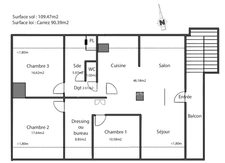 Appartement à vendre 4 pièces LA BALME DE SILLINGY (74)