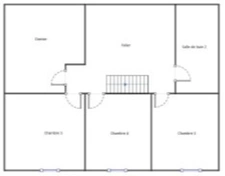 MAISON INDIVIDUELLE SEMI PLAIN-PIED 177 m² 6 CHAMBRES SOUS-SOL COMPLET JARDIN