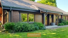 MAISON EN BOIS MASSIF HONKA 175 m² SEMI PLAIN-PIED AVEC BEAU JARDIN