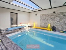 MAISON CONTEMPORAINE 165 m² 4 CH PISCINE CHAUFFEE DOUBLE GARAGE JARDIN EXPO SUD
