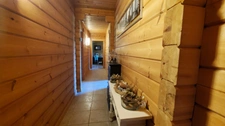 MAISON EN BOIS MASSIF HONKA 175 m² SEMI PLAIN-PIED AVEC BEAU JARDIN