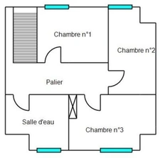 MAISON 98 m² 3 CHAMBRES VERANDA CAVE COMPLETE GRAND GARAGE