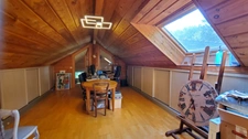 MAISON EN BOIS MASSIF HONKA 175 m² SEMI PLAIN-PIED AVEC BEAU JARDIN