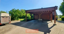 MAISON EN BOIS MASSIF HONKA 175 m² SEMI PLAIN-PIED AVEC BEAU JARDIN