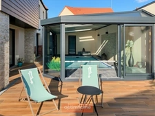 MAISON CONTEMPORAINE 165 m² 4 CH PISCINE CHAUFFEE DOUBLE GARAGE JARDIN EXPO SUD