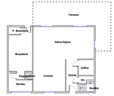 Maison familiale lumineuse avec jardin sans vis-à-vis