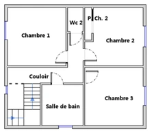 Maison familiale lumineuse avec jardin sans vis-à-vis