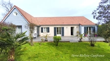 Single-story house for sale in NEVILLE (76), 7 rooms, 173 m², 3/4 bedrooms - 1400 m² of land with garage. Energy rating: C