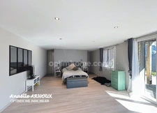 Grand duplex meublé 4 pièces proche station de ski avec terrain 