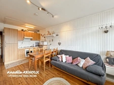 Studio cabine meublé avec balcon proche de la station d'Orcières