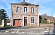 Maison à fort potentiel, 3 chambres, garage, terrain, à DANIZY