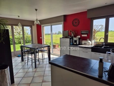 Maison individuelle 208m2 hab vue champs sur parcelle de 1100m2