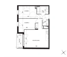 Appartement à vendre 3 pièces et parkings MOUSSY LE VIEUX (77)