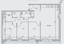 Appartement 4 pièces – 82 m² avec espace extérieur