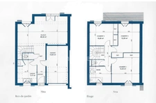 Maison 5 pièces avec jardin et garage à Moussy-Le-Neuf