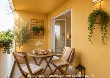 ENSEMBLE d'un Appartement 3 pièces lumineux Lyon 8 – 62 m², 2 loggias, ET garage double INCLUS