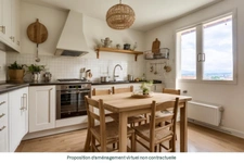 COURPIERE: Maison de plain-pied 3 chambres 98m² sur terrain clos 600m²