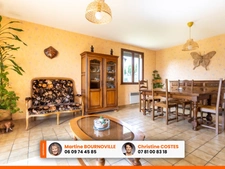 COURPIERE: Maison de plain-pied 3 chambres 98m² sur terrain clos 600m²