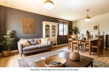 COURPIERE: Maison de plain-pied 3 chambres 98m² sur terrain clos 600m²