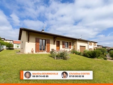 COURPIERE: Maison de plain-pied 3 chambres 98m² sur terrain clos 600m²