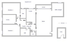 APPARTEMENT- 3 CHAMBRES - RÉSIDENCE AVEC ASCENSEUR INTERPHONE ET GARDIEN - GARAGE- LISIEUX (14)