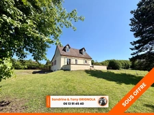Maison avec vie de plain-pied, 3 chambres, sous-sol complet et terrain de 5 000 m² - Proche Lisieux