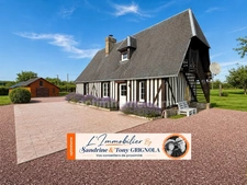 Maison à colombages – Dépendances – Terrain de 7 350 m² – CORDEBUGLE (14100)