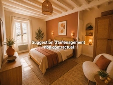 CHARMANTE MAISON DE VILLAGE AVEC GARAGE – ENVIRONNEMENT PAISIBLE – SAINT-PIERRE-EN-AUGE (14170)
