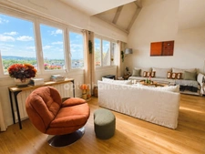 ÉLEGANT DUPLEX DE 107,55 M² ENTIEREMENT RENOVE, AVEC PISCINE, ESPACES VERTS, PARKING PRIVE ET CAVE - TROUVILLE SUR MER (14)