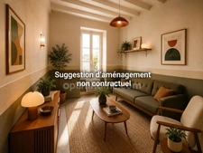 CHARMANTE MAISON DE VILLAGE AVEC GARAGE – ENVIRONNEMENT PAISIBLE – SAINT-PIERRE-EN-AUGE (14170)