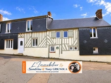 MAISON ENTIÈREMENT RÉNOVÉE AVEC 3 CHAMBRES DONT 1 SUITE PARENTALE ET GARAGE À SAINTE-MARGUERITE-DE-VIETTE (14140)