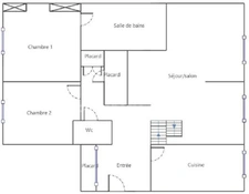 APPARTEMENT DUPLEX - 4 CHAMBRES - PARKING PRIVÉ -  PROCHE CENTRE VILLE - LISIEUX (14100)
