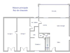 Maison familiale de 200 m² avec piscine - 10 chambres – Idéale gîtes/chambres d’hôtes – Proche Lisieux (14100)