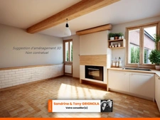 CHARMANTE MAISON DE VILLAGE AVEC GARAGE – ENVIRONNEMENT PAISIBLE – SAINT-PIERRE-EN-AUGE (14170)