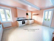 CHARMANTE MAISON DE VILLAGE AVEC GARAGE – ENVIRONNEMENT PAISIBLE – SAINT-PIERRE-EN-AUGE (14170)
