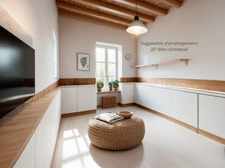CHARMANTE MAISON DE VILLAGE AVEC GARAGE – ENVIRONNEMENT PAISIBLE – SAINT-PIERRE-EN-AUGE (14170)