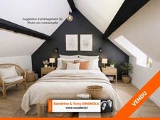 Appartement Duplex rénové- avec jardin et place de parking - Saint-Martin-de-la-Lieue (14100)